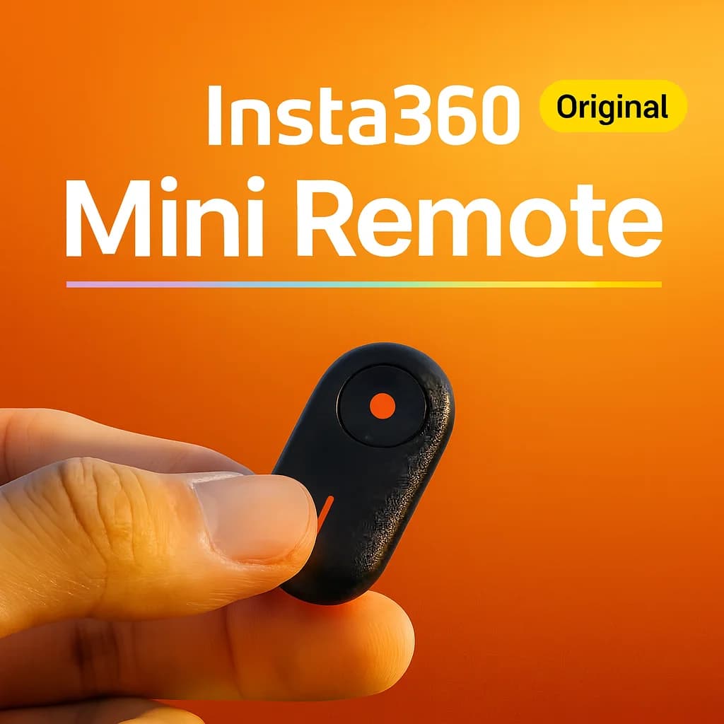 Télécommande Bluetooth Insta360 Mini | Contrôle sans fil 10 m avec fonction de réveil | 360 °