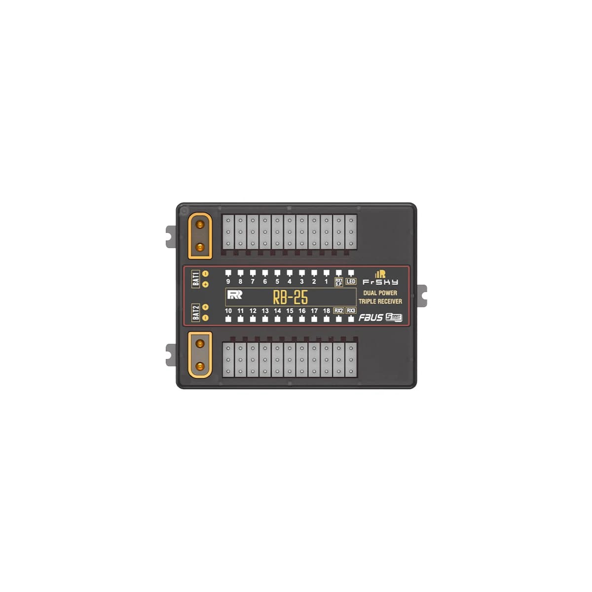Système de sécurité de vol FrSky RB25 avec support d'indication LED externe pour un équipement d'avi