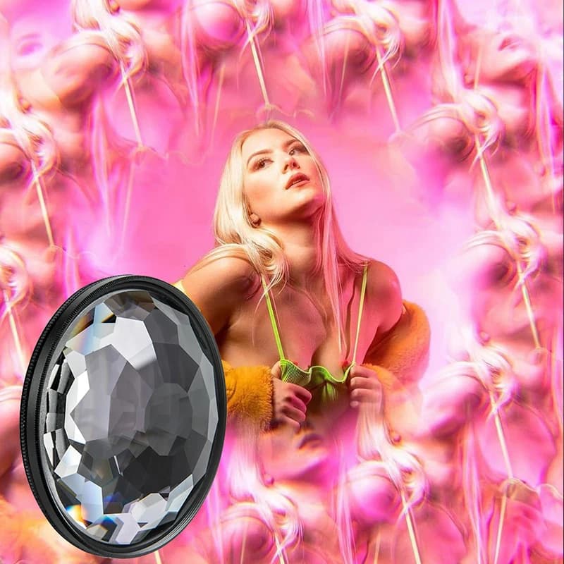 Filtre à prisme kaléidoscope FX effets spéciaux accessoires de photographie lentille DSLR