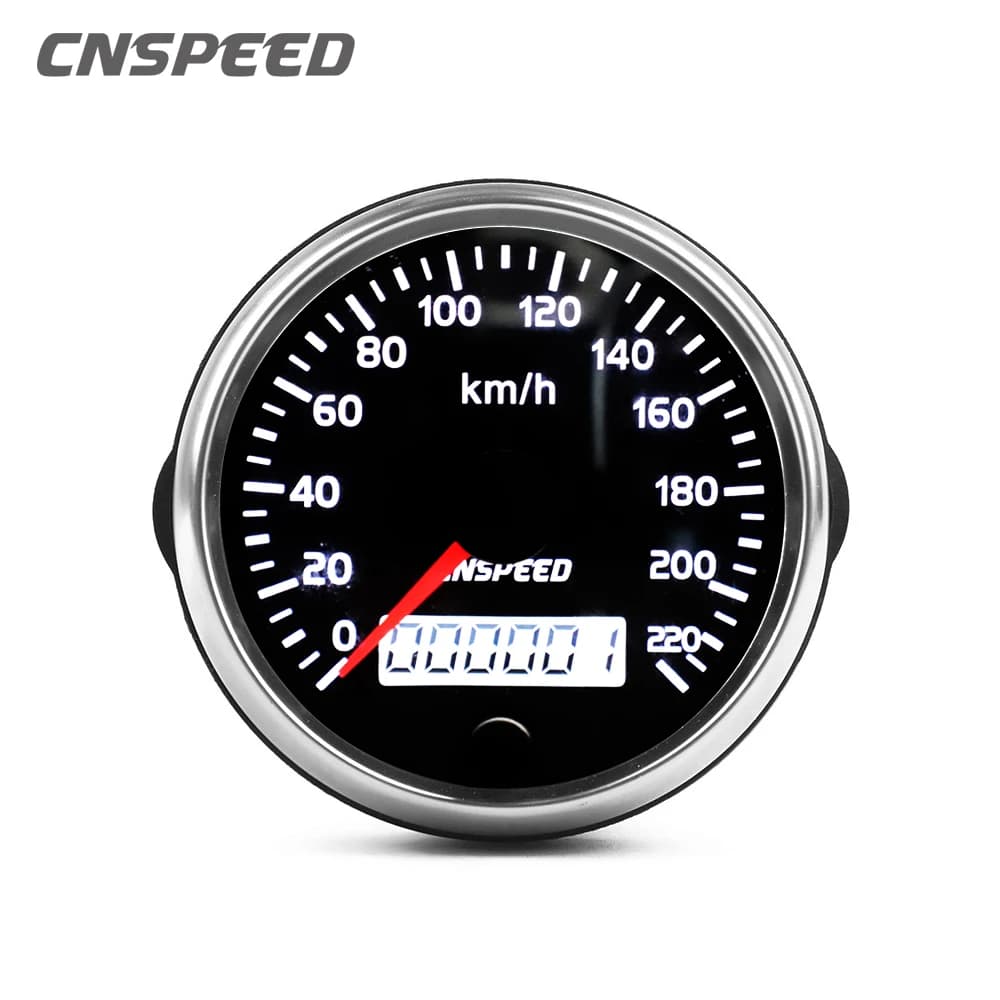 Compteur de vitesse universel avec rétroéclairage blanc et ambre, jauge de vitesse, LCD, voiture à m