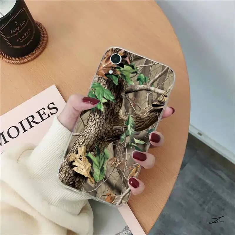 Realtree-Coque de téléphone en poly pour iPhone, Real Tree Camo, 11, 12, 13, Mini Pro, XS, MAX, 8, 7