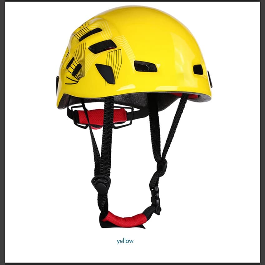 Casque ventilé pour le travail recommandé, casque d'escalade réglable, casque de sécurité, mousse EP