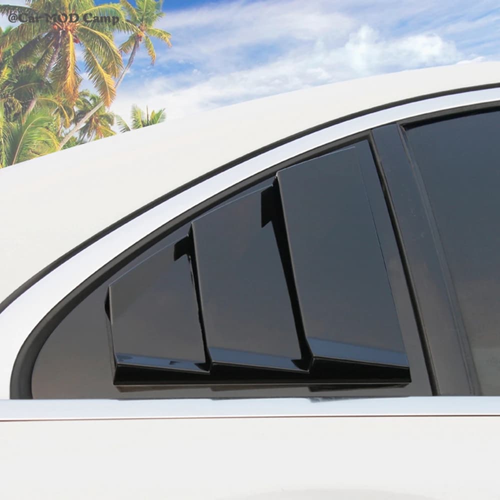 Accessoires de voiture pour mercedes-benz classe A W176 2013 – 2018, en ABS noir brillant, persienne