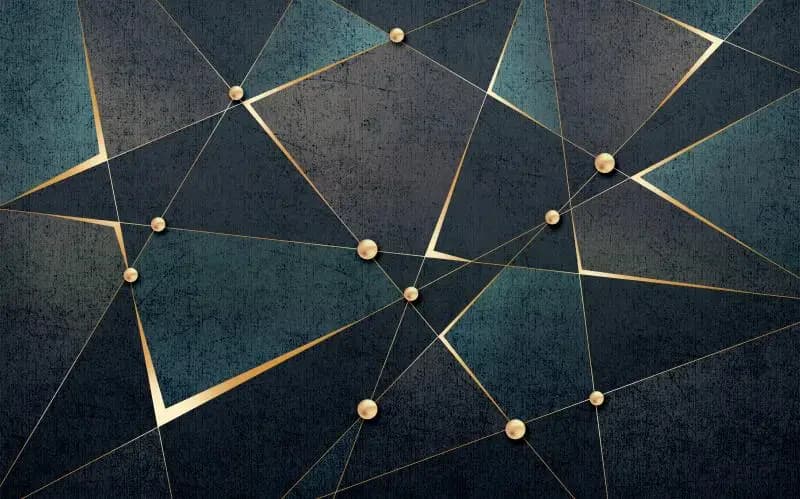Fonds d'écran personnalisés pour salon TV fond rétro géométrique papier peint canapé décoration de l