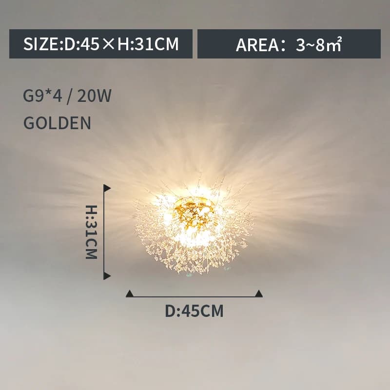 Lustre Tendance Moderne Minimaliste pour Magasin de Vêtements, Lampe de Chambre en Cristal, Luminair