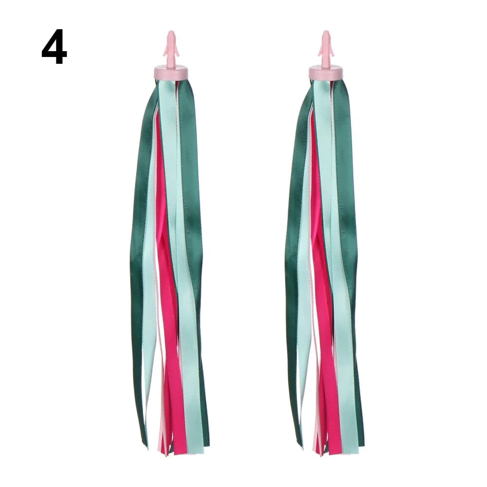 Guidon de Tricycle et Scooter pour Enfant Fille et Garçon, Accessoires de Cyclisme, Pompons Décorati