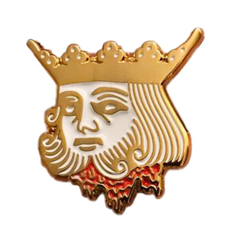 la épingle de la tête du roi