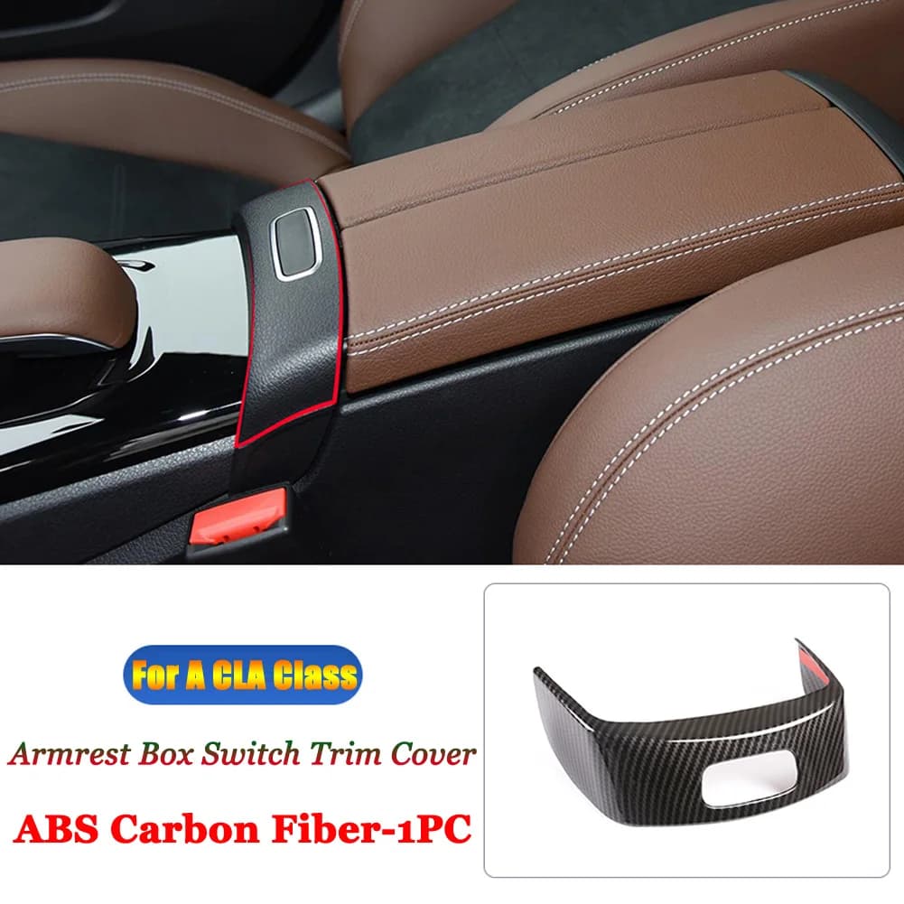 Pour Mercedes Benz A CLA classe W177 V177 C118 2019 2020 + ABS Chrome accessoires de voiture Console