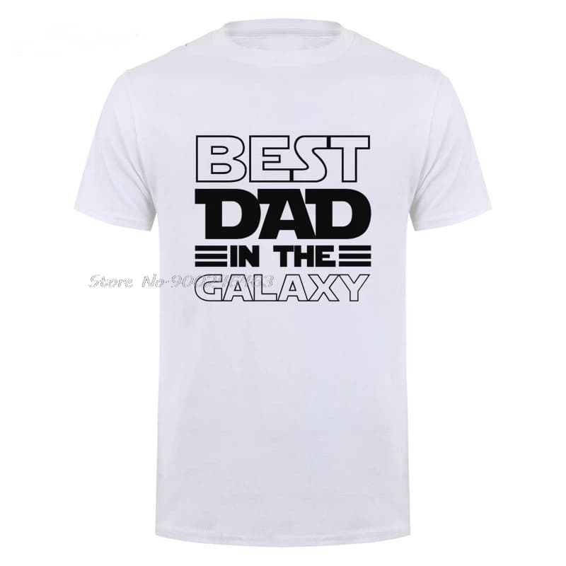 Meilleur papa dans la galaxie T-Shirt drôle fête des pères présent cadeaux d'anniversaire pour papa