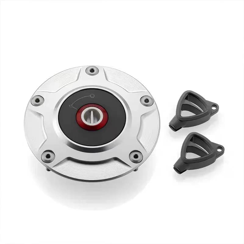 Pour Ducati Panigale V4/V2 2025 – Bouchon de réservoir de carburant modifié Rizoma co-marqué avec co