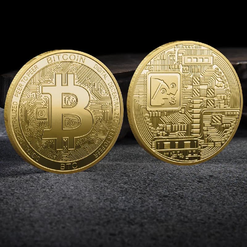 Bitcoin BTC XMR FIL ZEC ADA XLM XRP SHIB EOS PI DASH IOTA pièce physique métal Crypto monnaie Collec