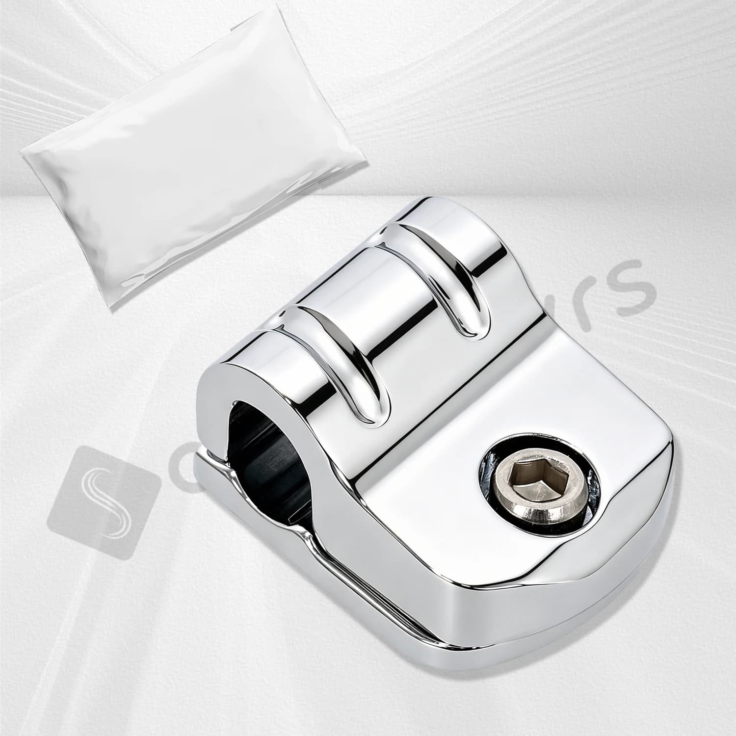 Clip de fixation de câble d'embrayage chromé pour moto, accessoires pour Harley Heritage Softail Del