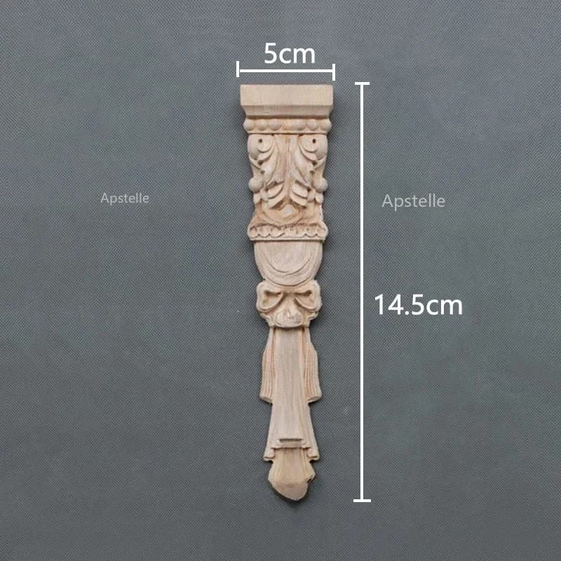 Cheminée en bois massif sculpté de Stigme, accessoires pour la maison de style européen, armoire, fl