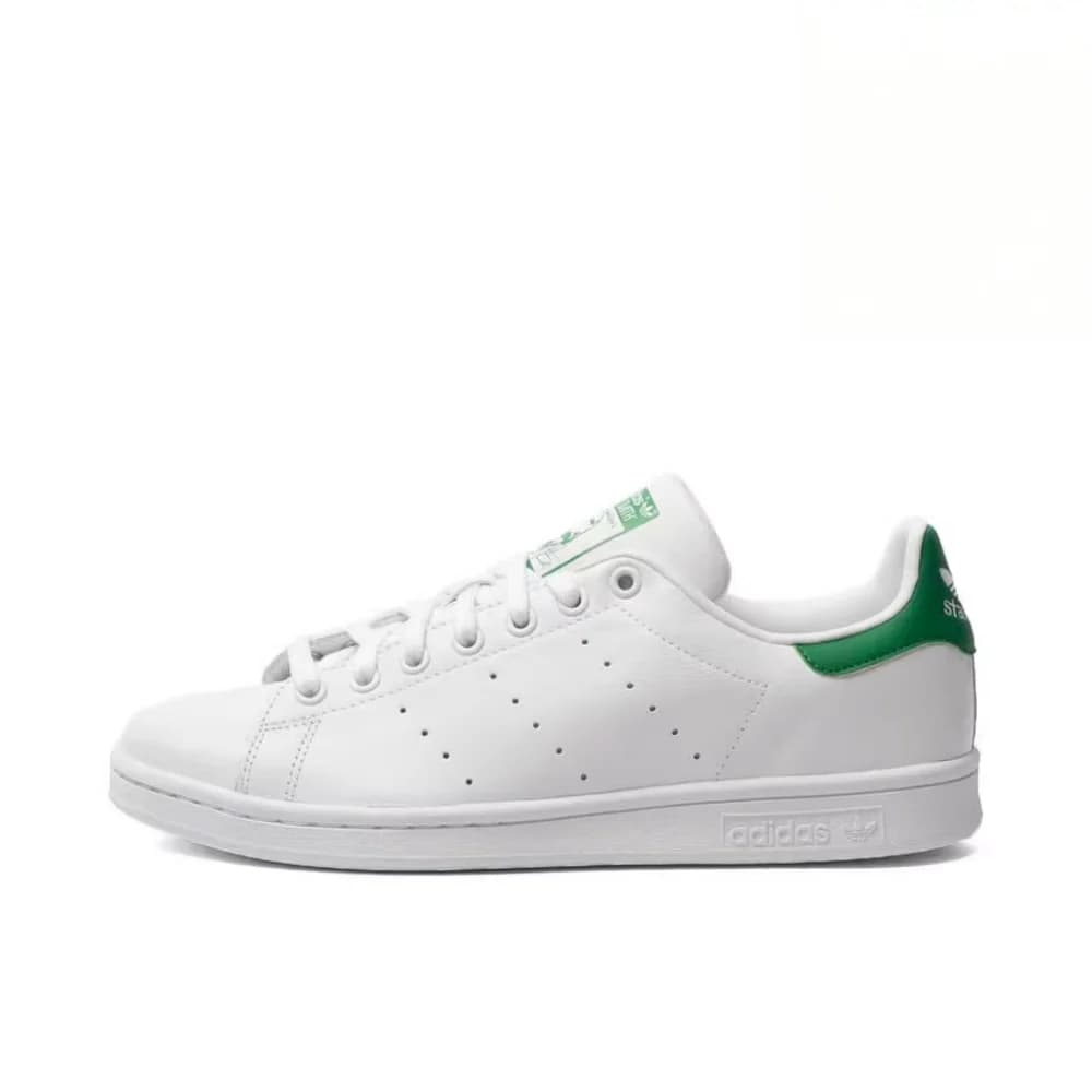 adidas Originals STAN SMITH Chaussures de tennis basses unisexes à talon vert avec amorti antidérapa