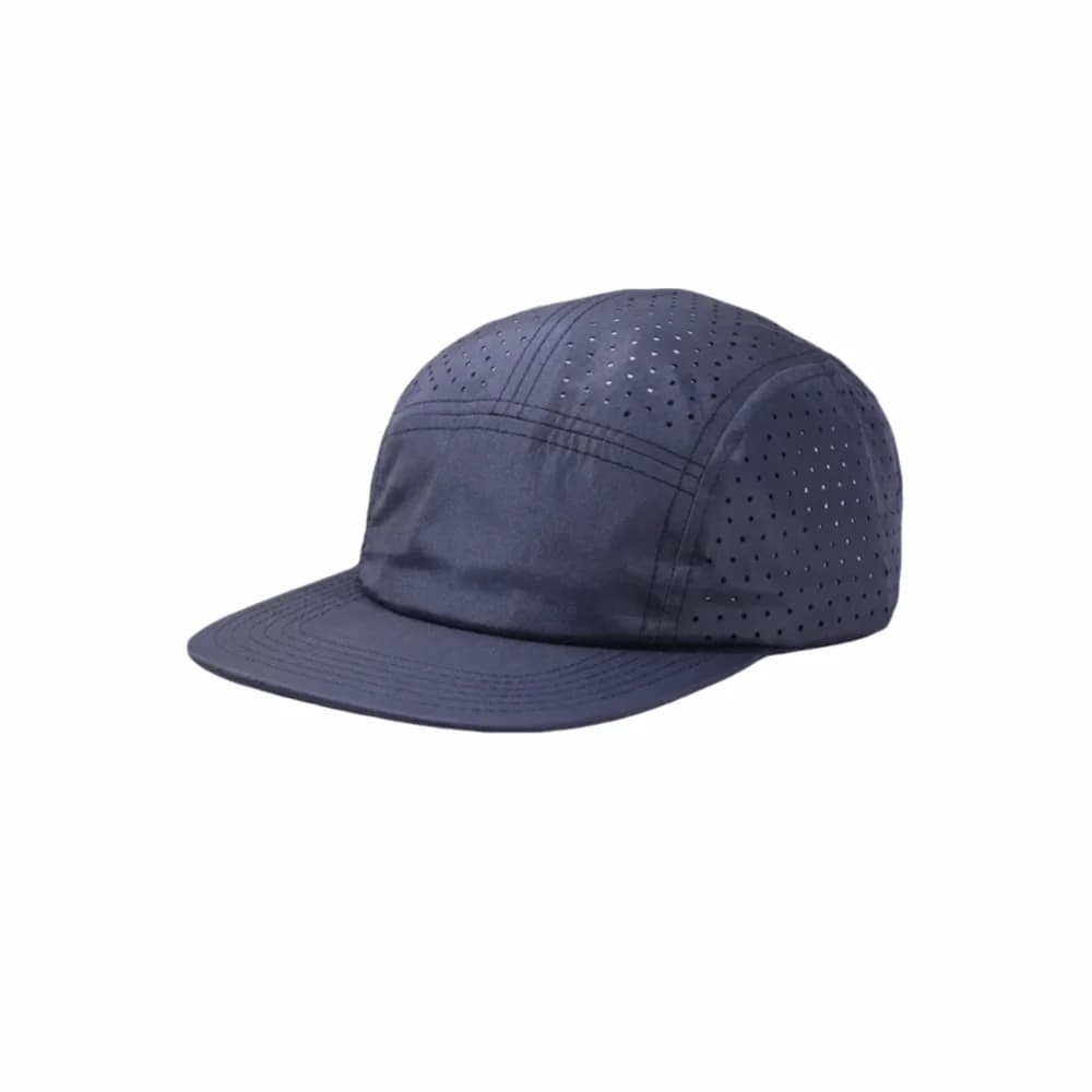 Casquette de baseball ventilée à séchage rapide, casquette de course souple à 5 panneaux, réglable, 