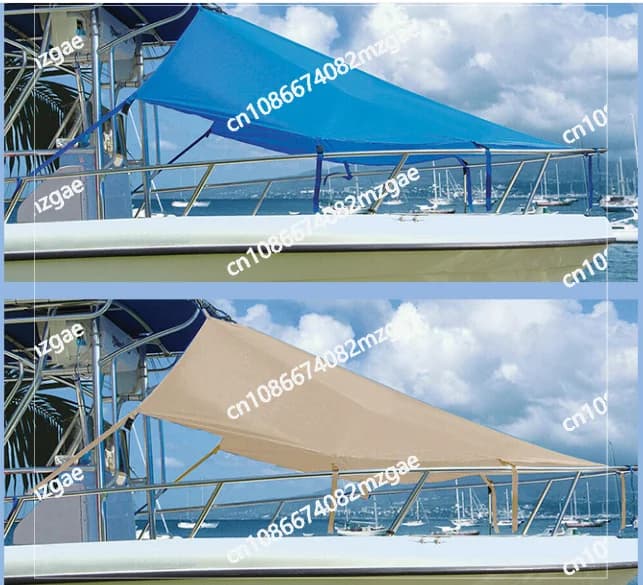 Auvent de bateau étanche et imperméable, protection solaire pour yacht, facile à ranger, auvent de p