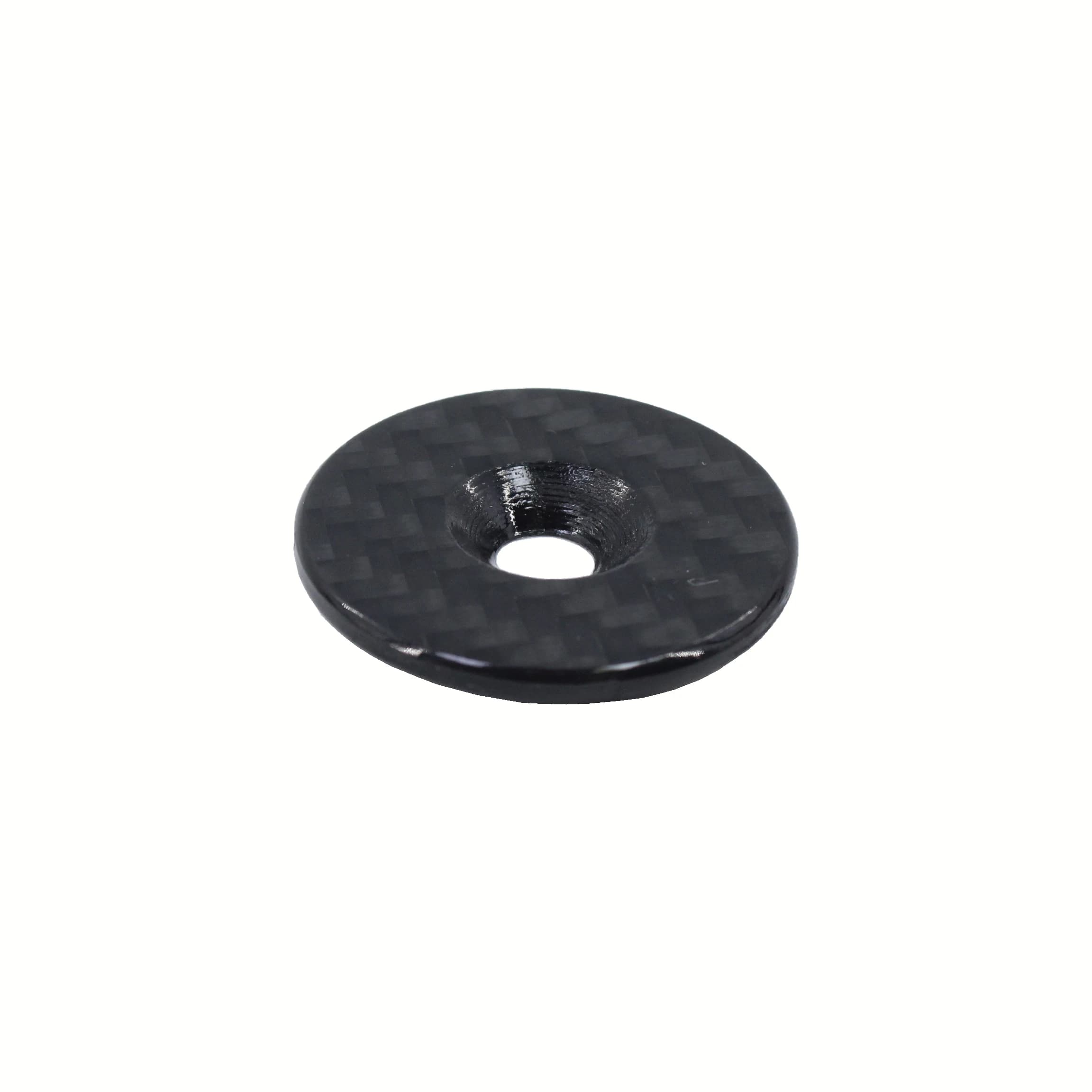 Couverture de tige de vélo en fibre de carbone 3K brillant mat, casques de vélo, bouchons en carbone