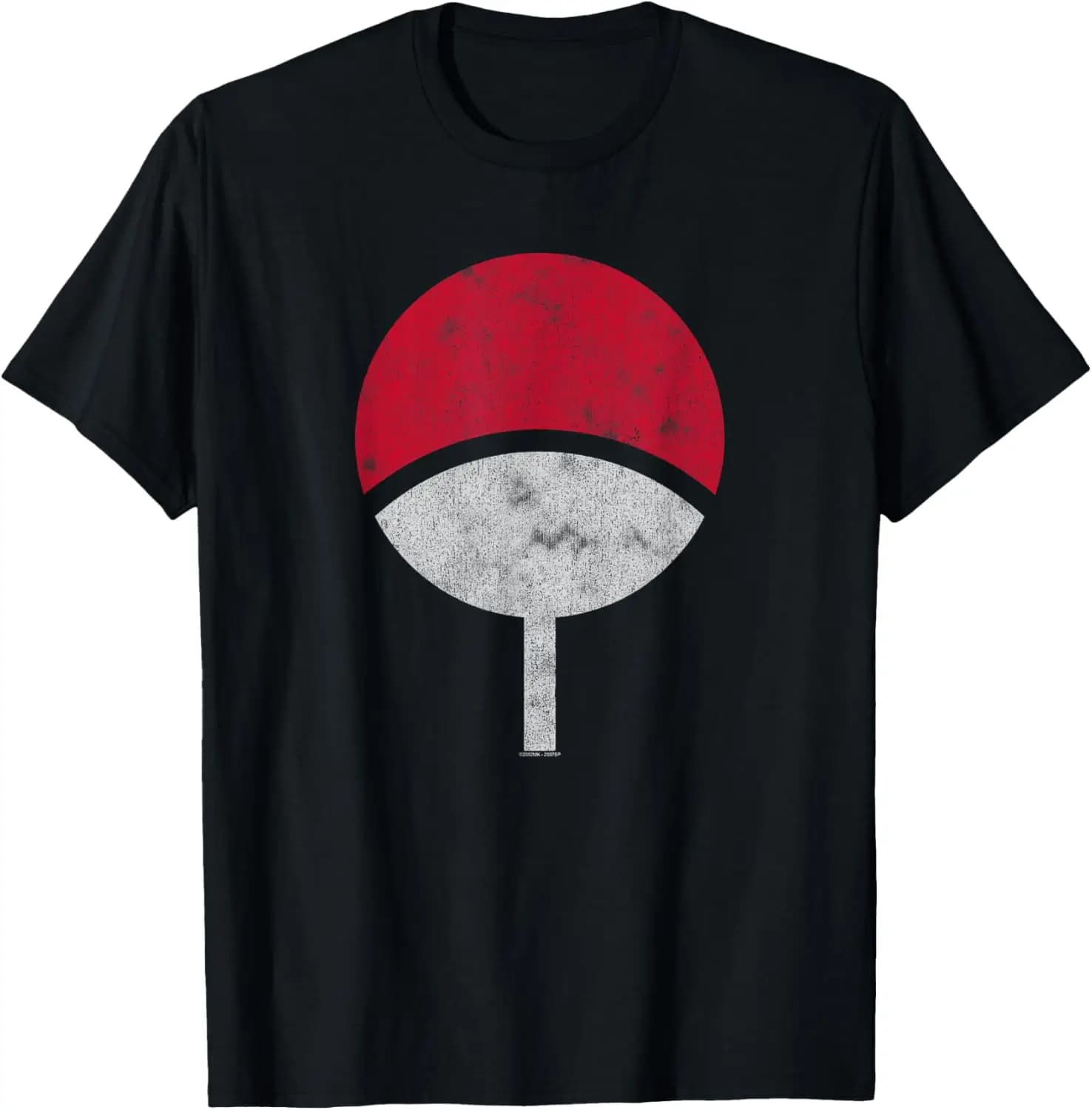 T-shirt Naruto Shippuden Sasuke Uchiha avec symbole désespéré, S-6XL