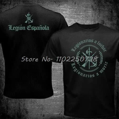Espagne légion étrigh espagnole Espanola Tercio armée militaire T-Shirt été coton à manches courtes 
