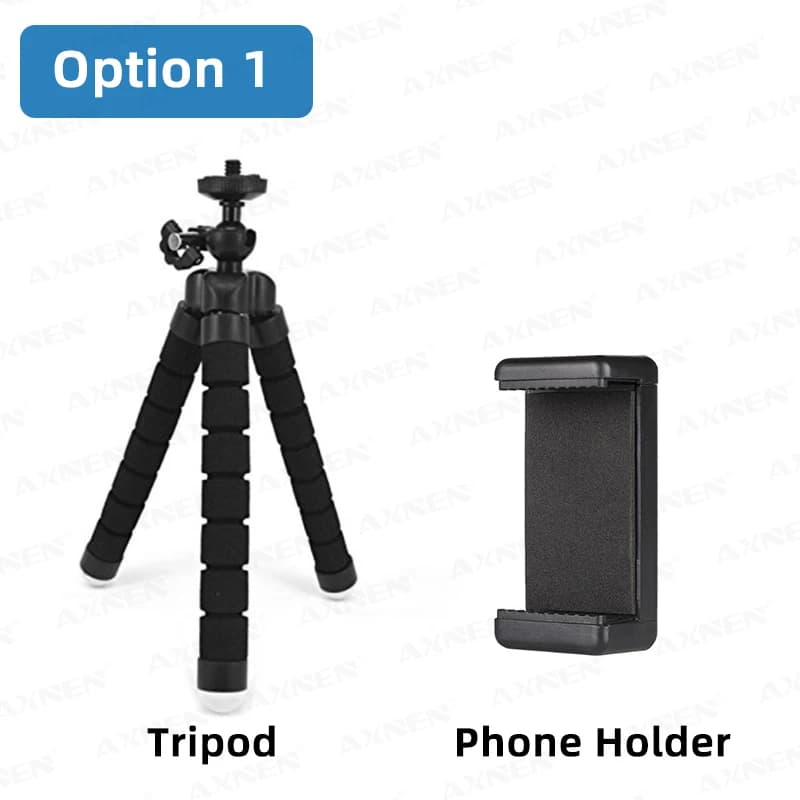 Trépieds trépied pour téléphone support de caméra Mobile Clip Smartphone monopode Tripe support poul