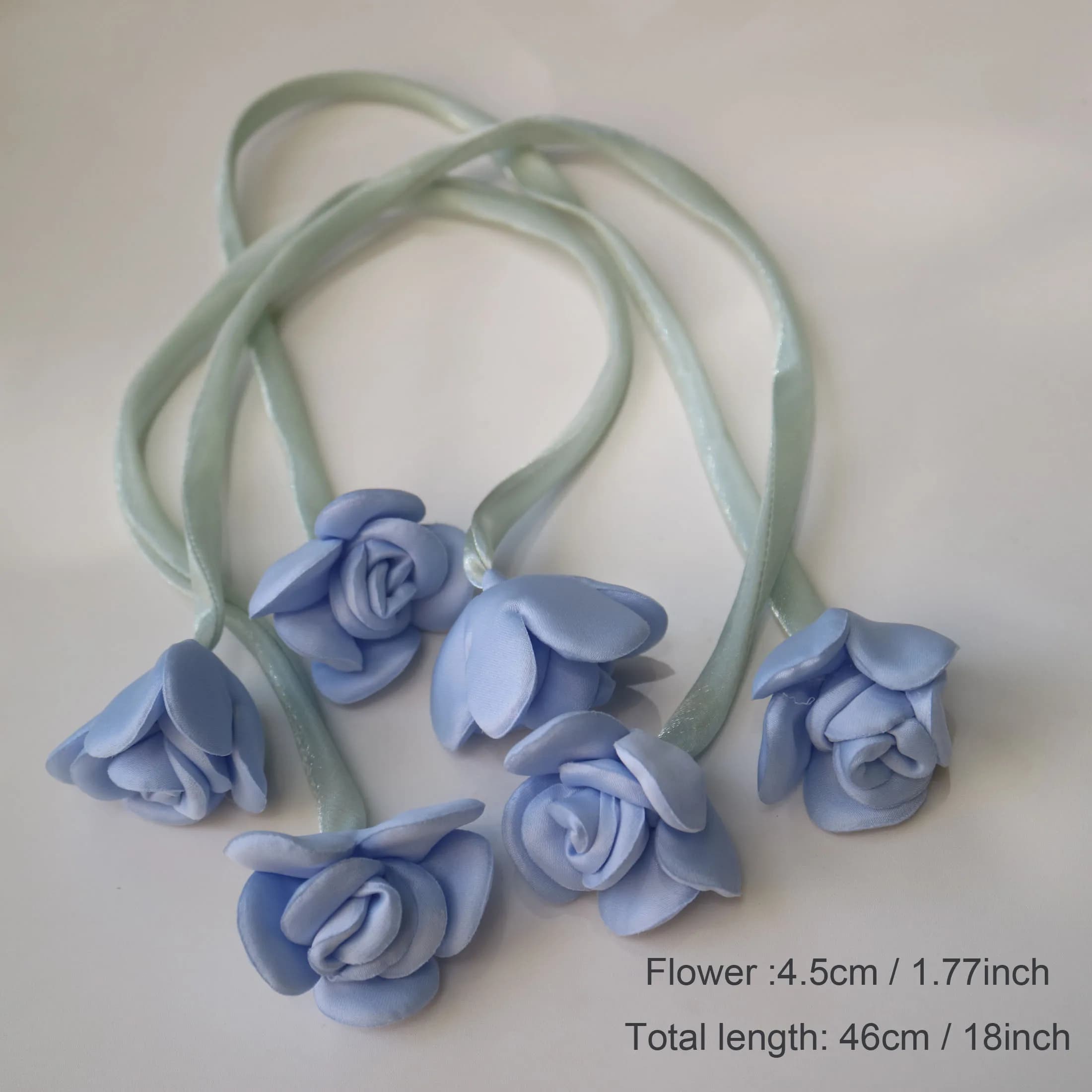 3 pc/lot bricolage brodé fleur tulipe patchs pour vêtements broderie crochet patchs sacs parches déc