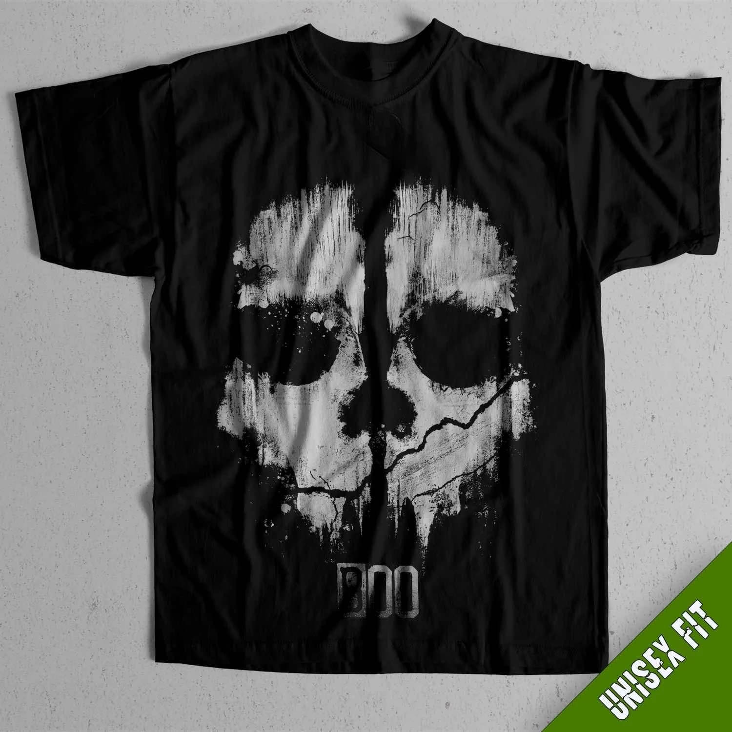 Call of Duty Ghosts – t-shirt unisexe avec graphiques de crâne, 100% coton, col rond, manches courte