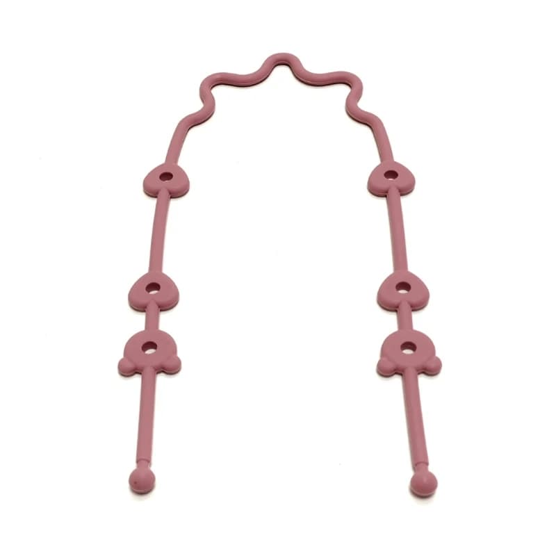 Chaîne sucette colorée en Silicone, porte-jouet pour poussette chaise, empêche les chutes