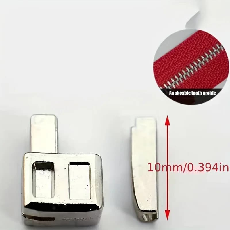 3/12 paires 5 # Accessoires de réparation de fermeture éclair, base de prise gauche et droite, piè