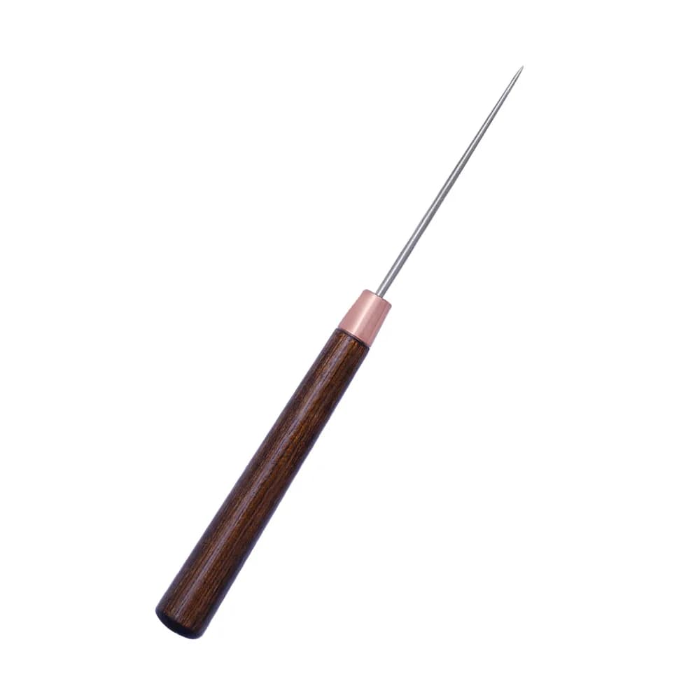 Poinçon professionnel Durable avec manche en bois pour l'artisanat du cuir, accessoires de couture, 