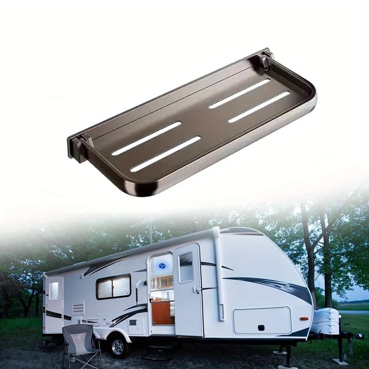 Étagère murale pliable pour caravane et camping-car, plateau mural réglable et repliable, organisate
