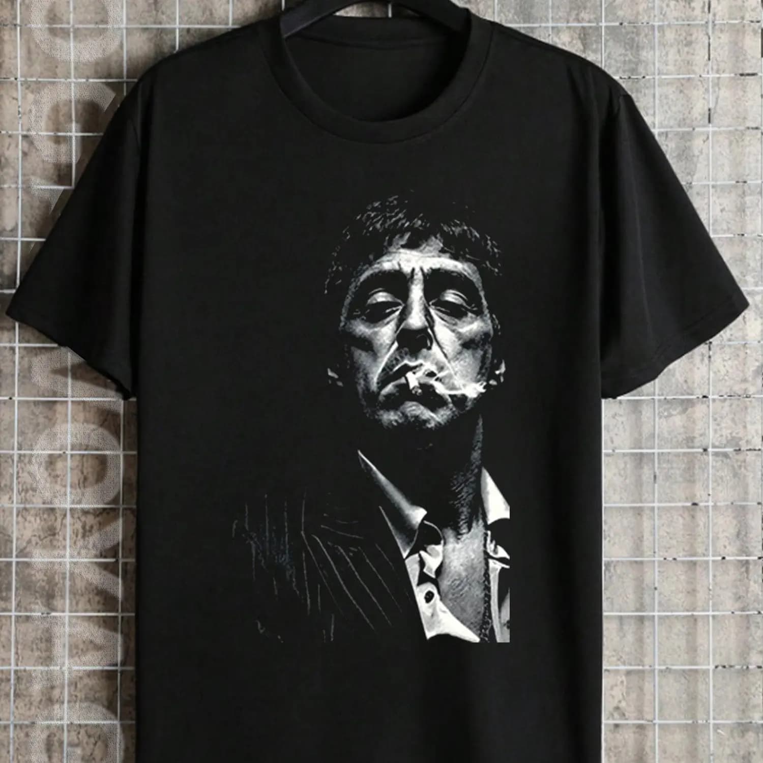 T-shirt imprimé Tony Montana Donnie Brasco pour homme - Look emblématique de collection pour tenue d