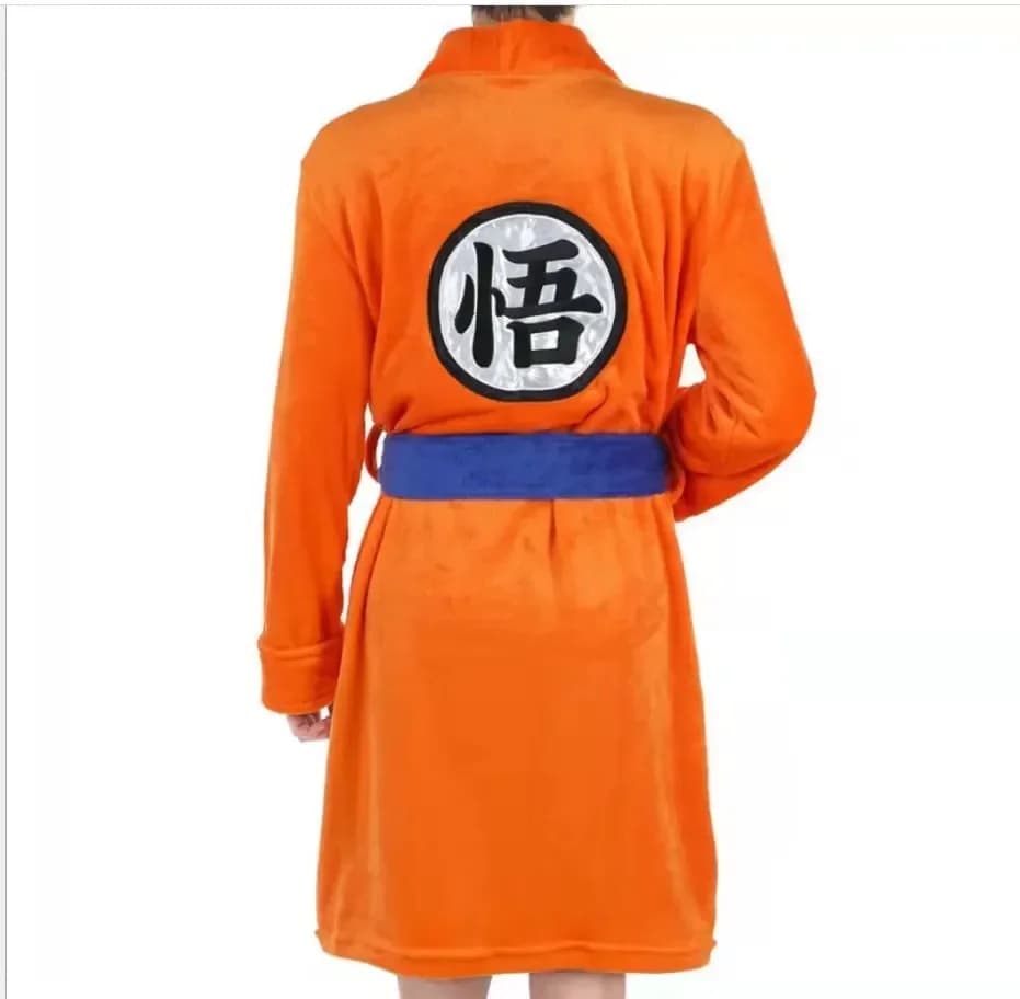 Dragon Ball Z Son Goku peignoir Anime dessin animé doux ample chaud pyjamas femme homme maison vêtem