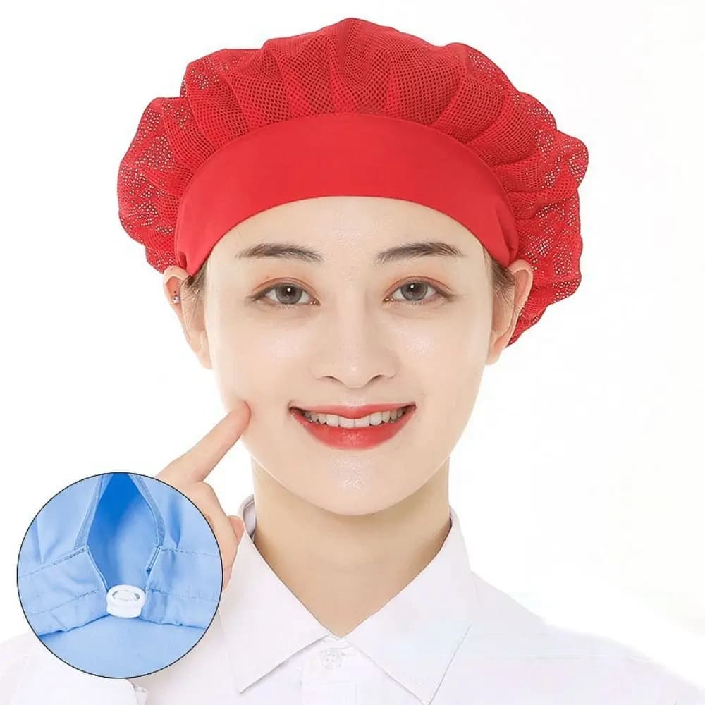 Accessoires de cuisine : Bonnets de travail en maille, chapeaux de chef, casquettes hygiéniques resp
