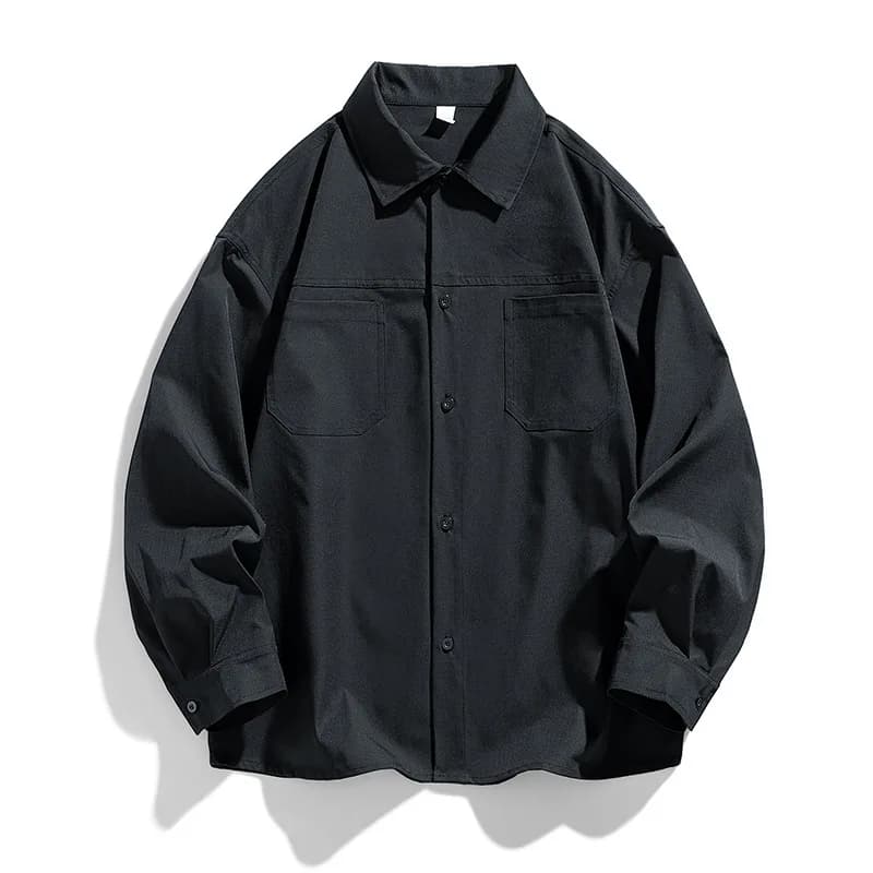 Veste pour hommes, nouveau style de travail, revers, couleur unie, rétro, décontracté, ample, mantea