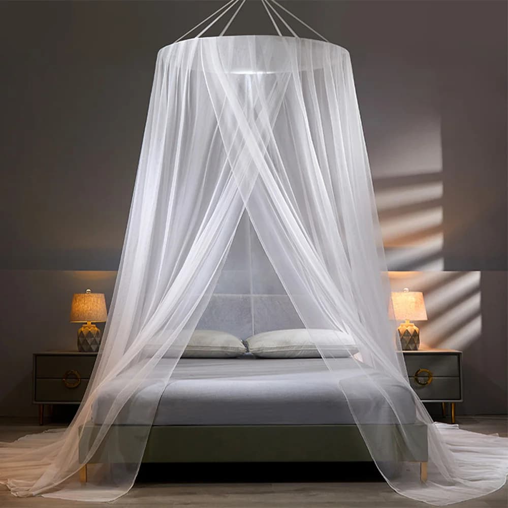 Moustiquaires pour lit Camping auvent rideau Double lit chambre articles de décoration rideaux de ch