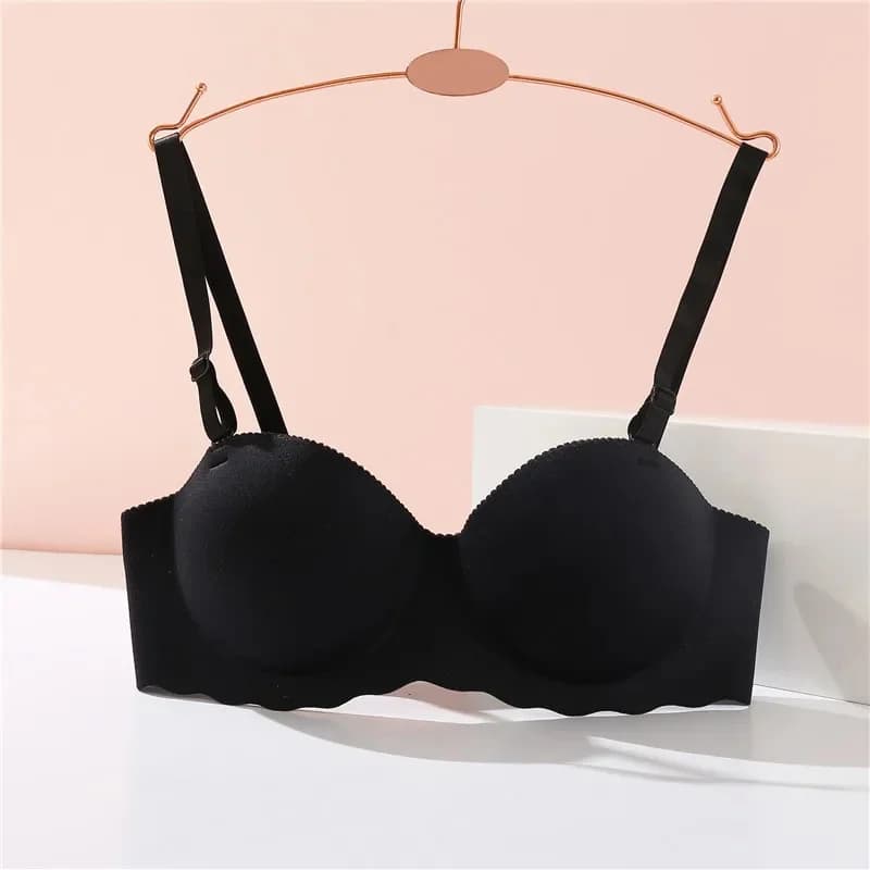 Soutiens-gorge push-up sans couture pour femmes, sous-vêtements pour petite poitrine, bralette sans