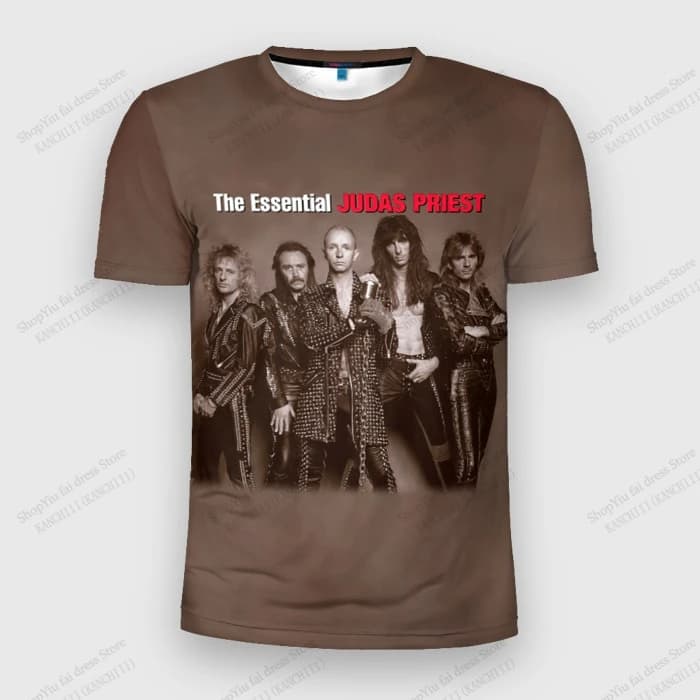 2026 nouveau groupe de Rock Judas Priest Tour impression 3D T-shirt hommes femmes mode Hip Hop surdi