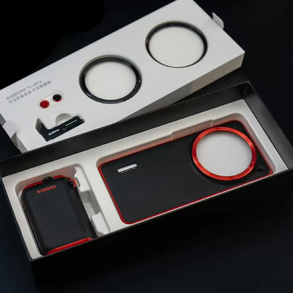 Kit photo professionnel Xiaomi 15 Ultra original avec étui, poignée sans fil pour photographie, obje