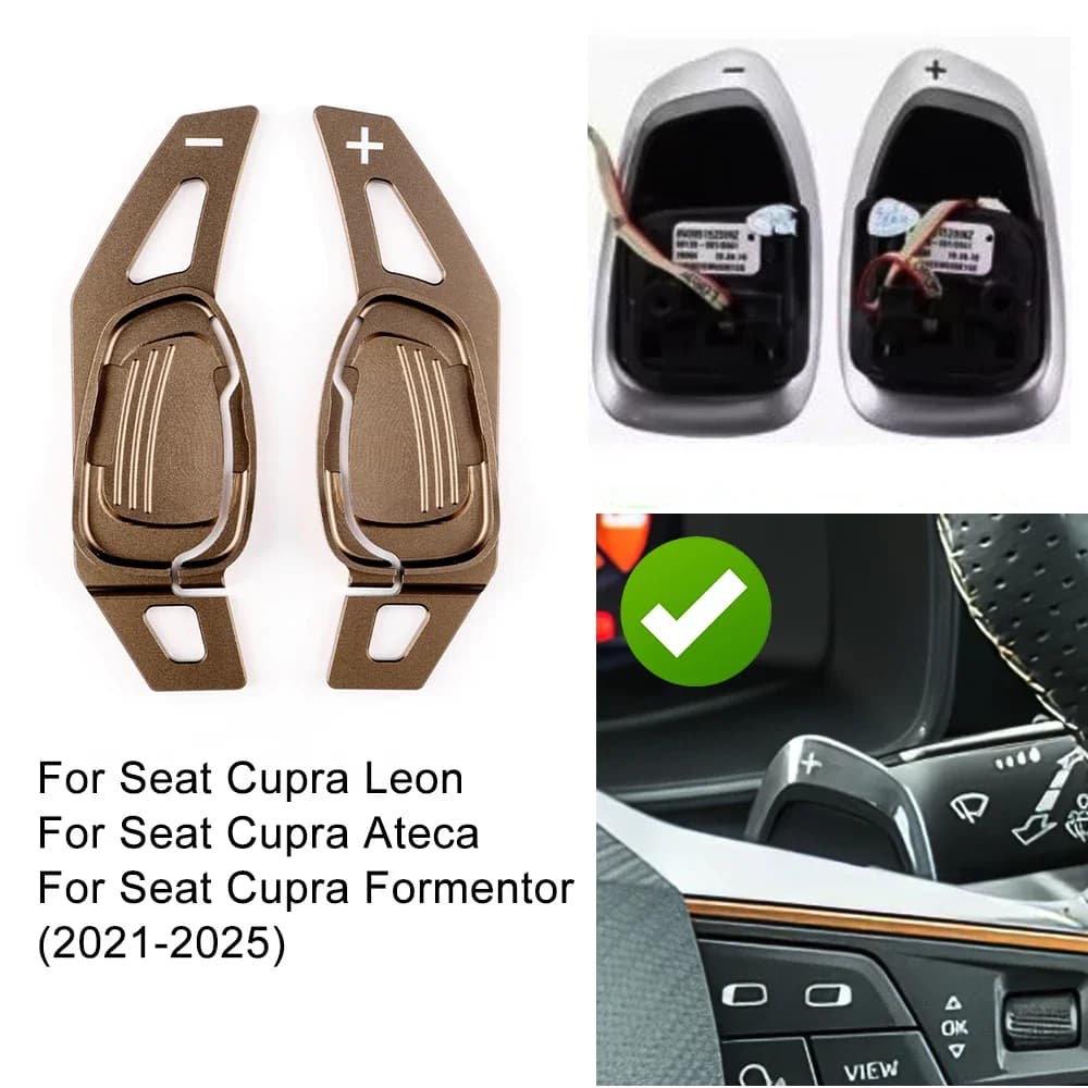 Palettes de changement de vitesse au volant DSG, accessoires d'extension pour Cupra Ateca Formentor 