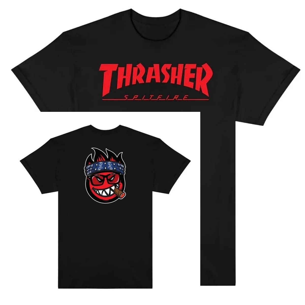 T-shirt Skateboard 2026 Pop Thra Magazine MEXICO REVISTA avec logo Sher, en coton graphique, style u