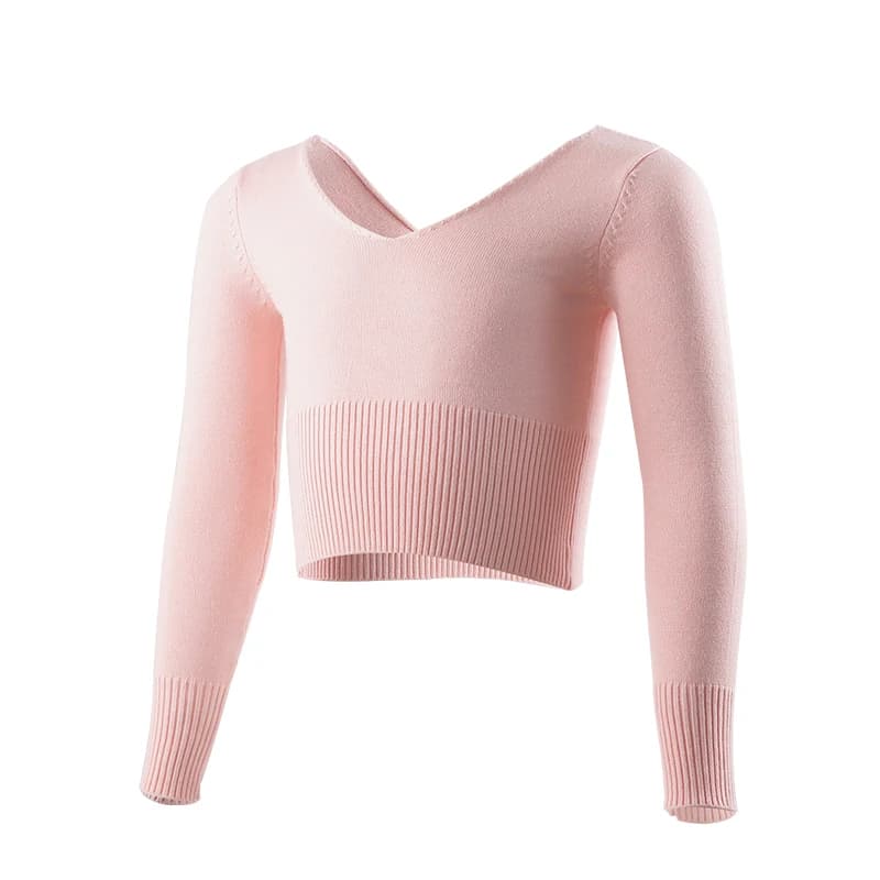 Vêtements d'entraînement de danse de Ballet pour femmes, pull asymétrique épaule dénudée, automne et