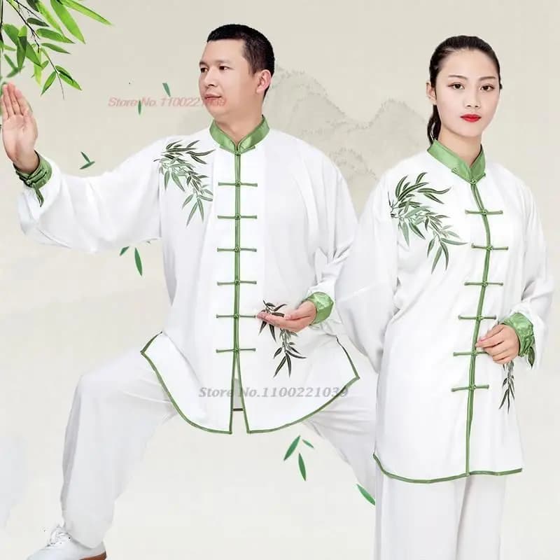 2026 chinois kung fu tai chi vêtements arts martiaux traditionnel taijiquan pratique exercice fleur 
