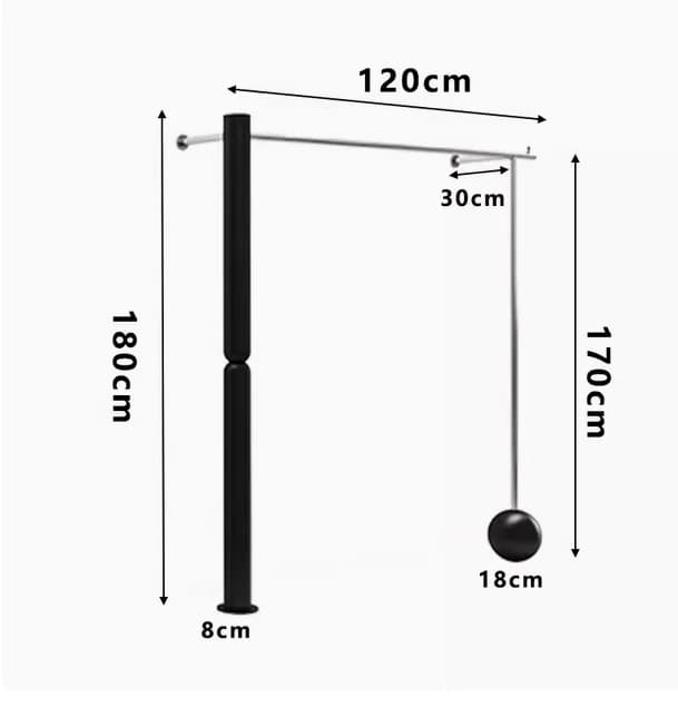 Présentoir de magasin de vêtements pour femmes, cintre mural noir en acier inoxydable, étagère de ma
