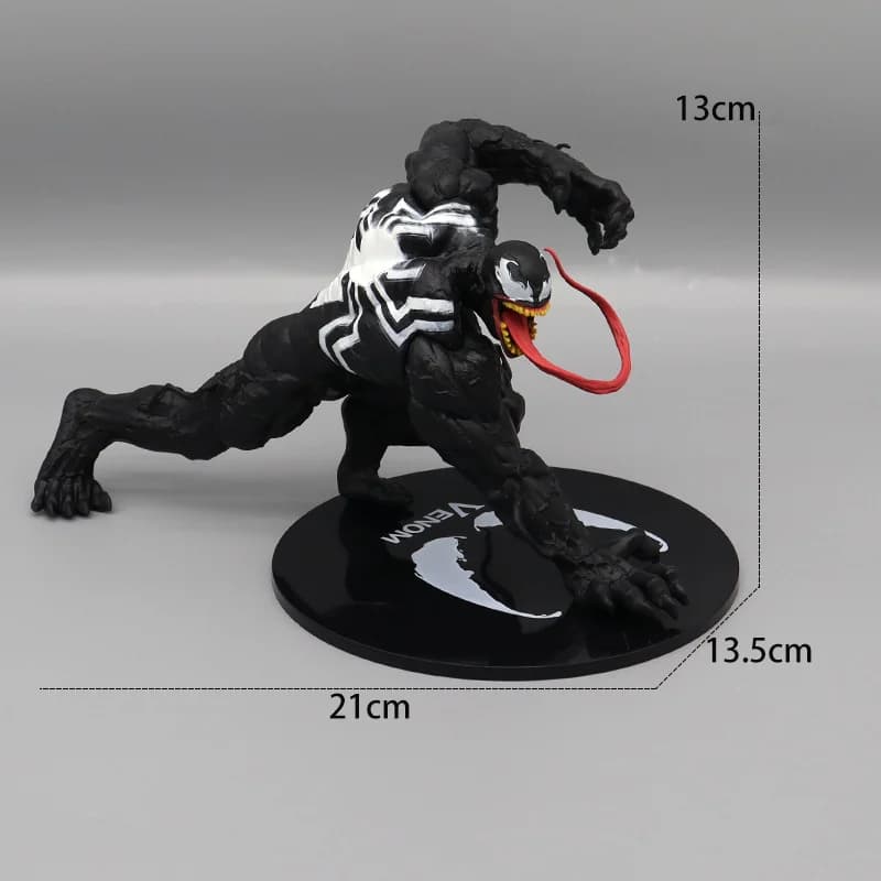 Figurine Marvel Venom 13 cm en PVC, figurine d'action de collection avec base, modèle de super-vilai