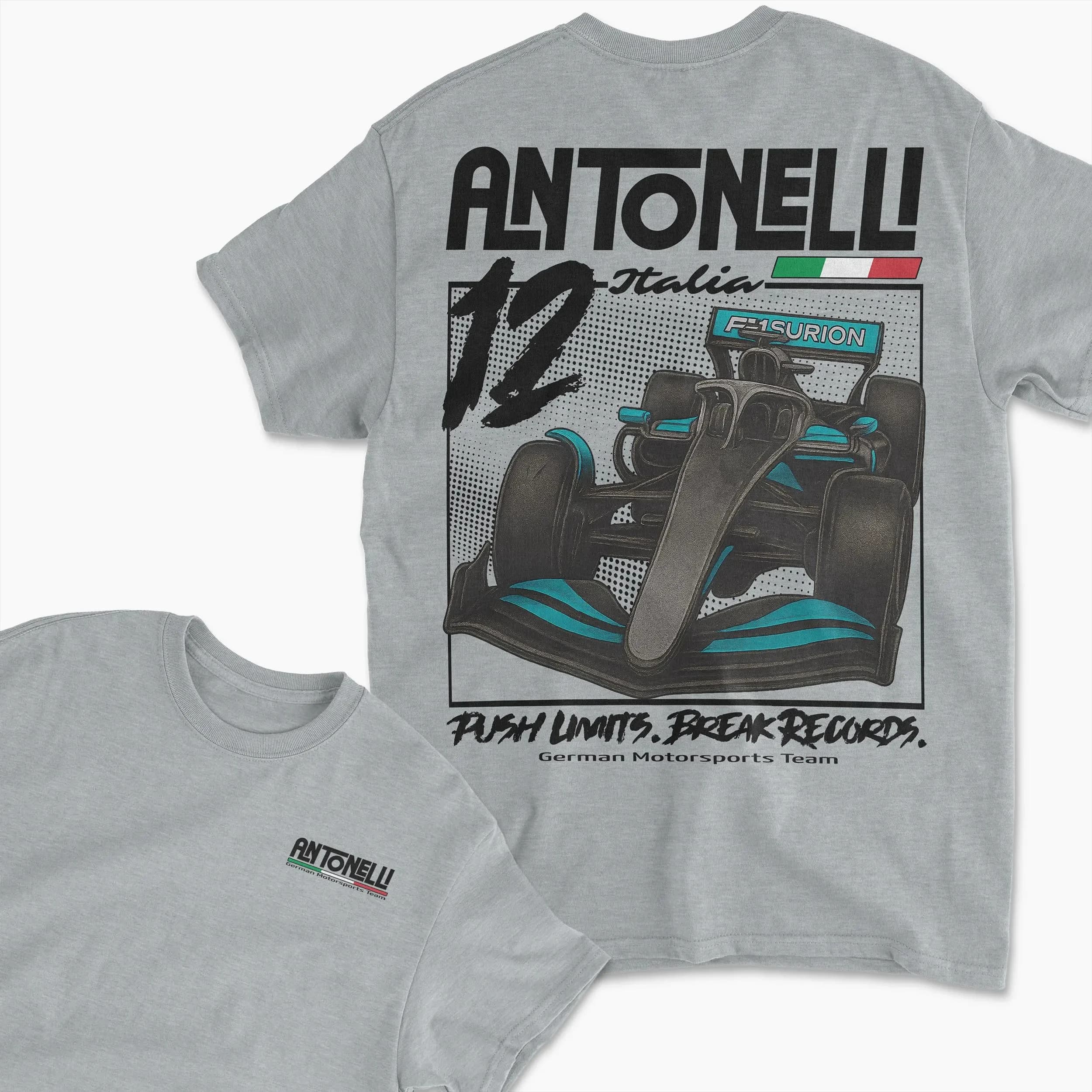 T-shirt unisexe 100% coton du champion du Grand Prix Kimi Antonelli, nouvelle collection été 2026, c