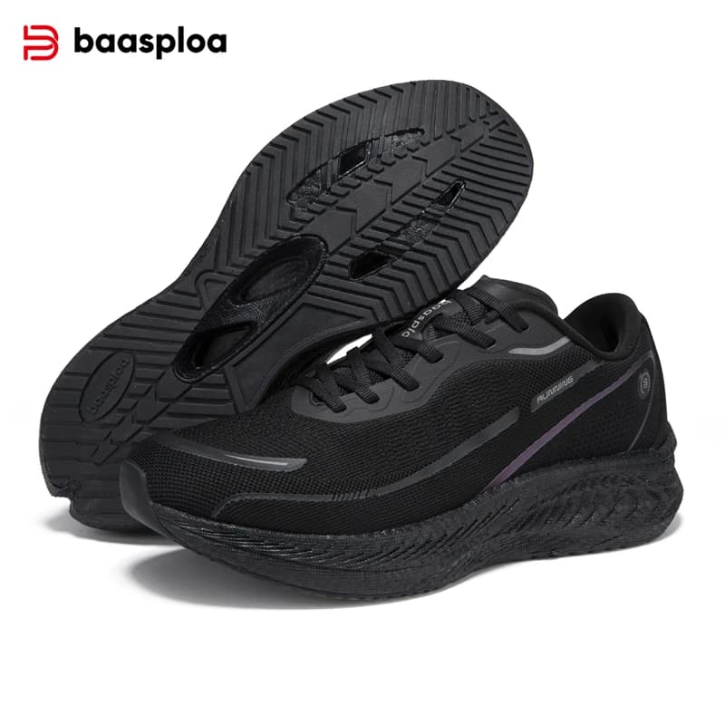 Baasploa nouveaux hommes chaussures de course chaussures de Sport légères pour hommes confort respir