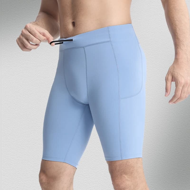 Leggings de sport sculptants pour hommes, séchage rapide, respirants, pour l'été, shorts de sport, p