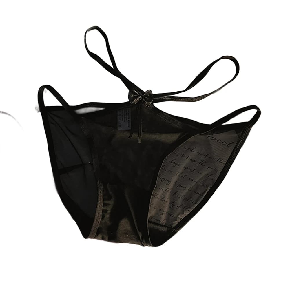 Culottes pour femmes, nouvelle lingerie ultra-fine en maille transparente pour femmes, pantalon tria