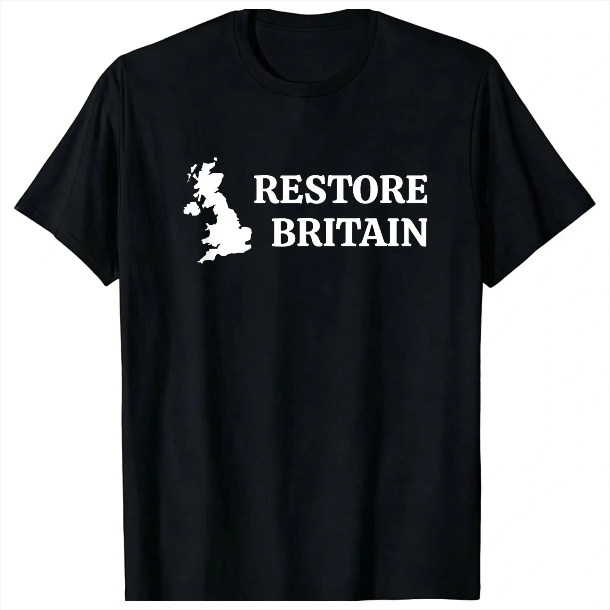 T-shirt graphique patriotique conservateur britannique, T-shirts cool à manches courtes, hauts stree