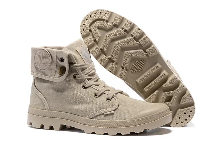 Original PALLADIUM Pallabrouse vert baskets tourner hommes femmes vêtements de travail bottines toil